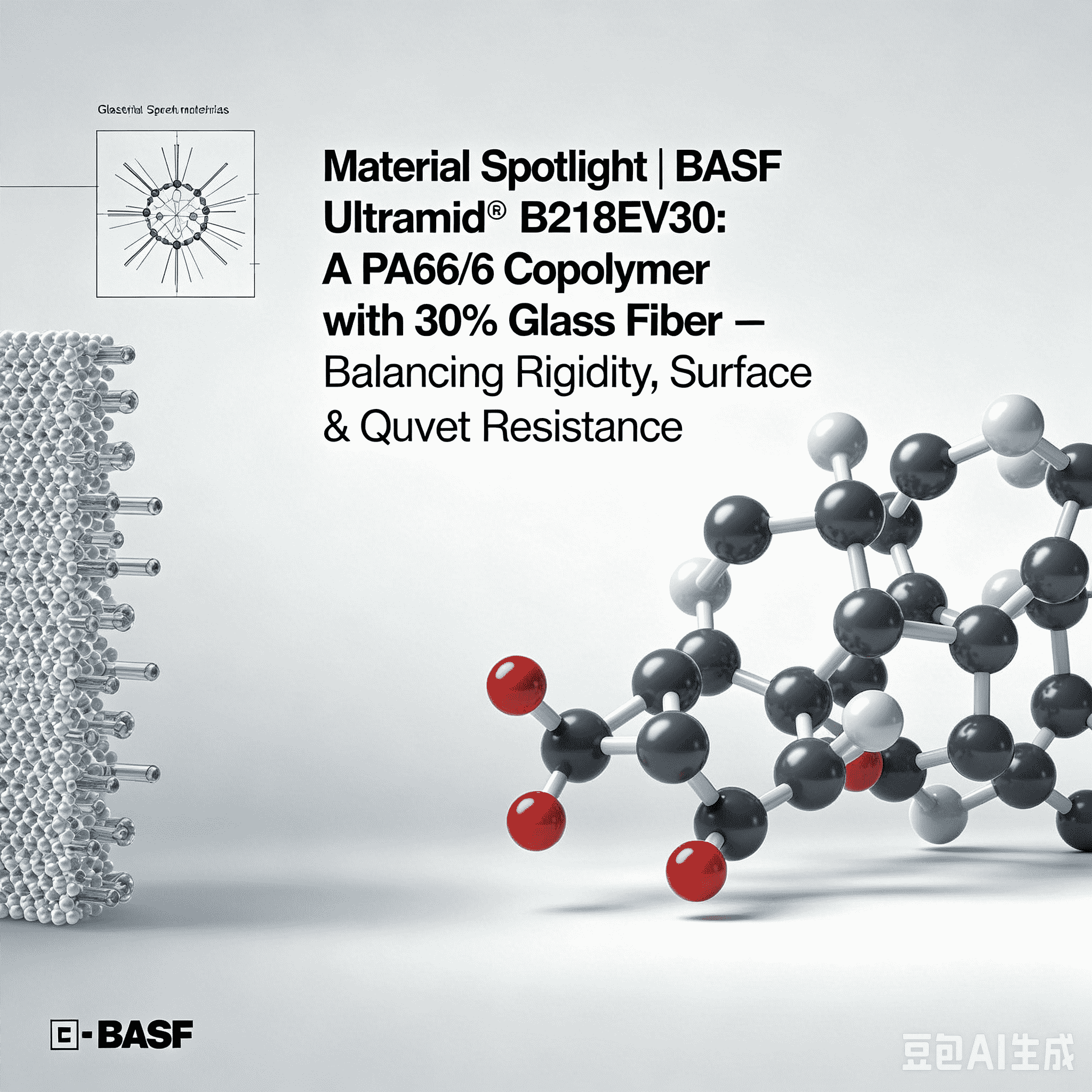 Material im Rampenlicht | BASF Ultramid® B218EV30: Ein PA66/6-Copolymer mit 30 % Glasfaser – ausgewogene Steifigkeit, Oberflächenqualität und Hitzebeständigkeit