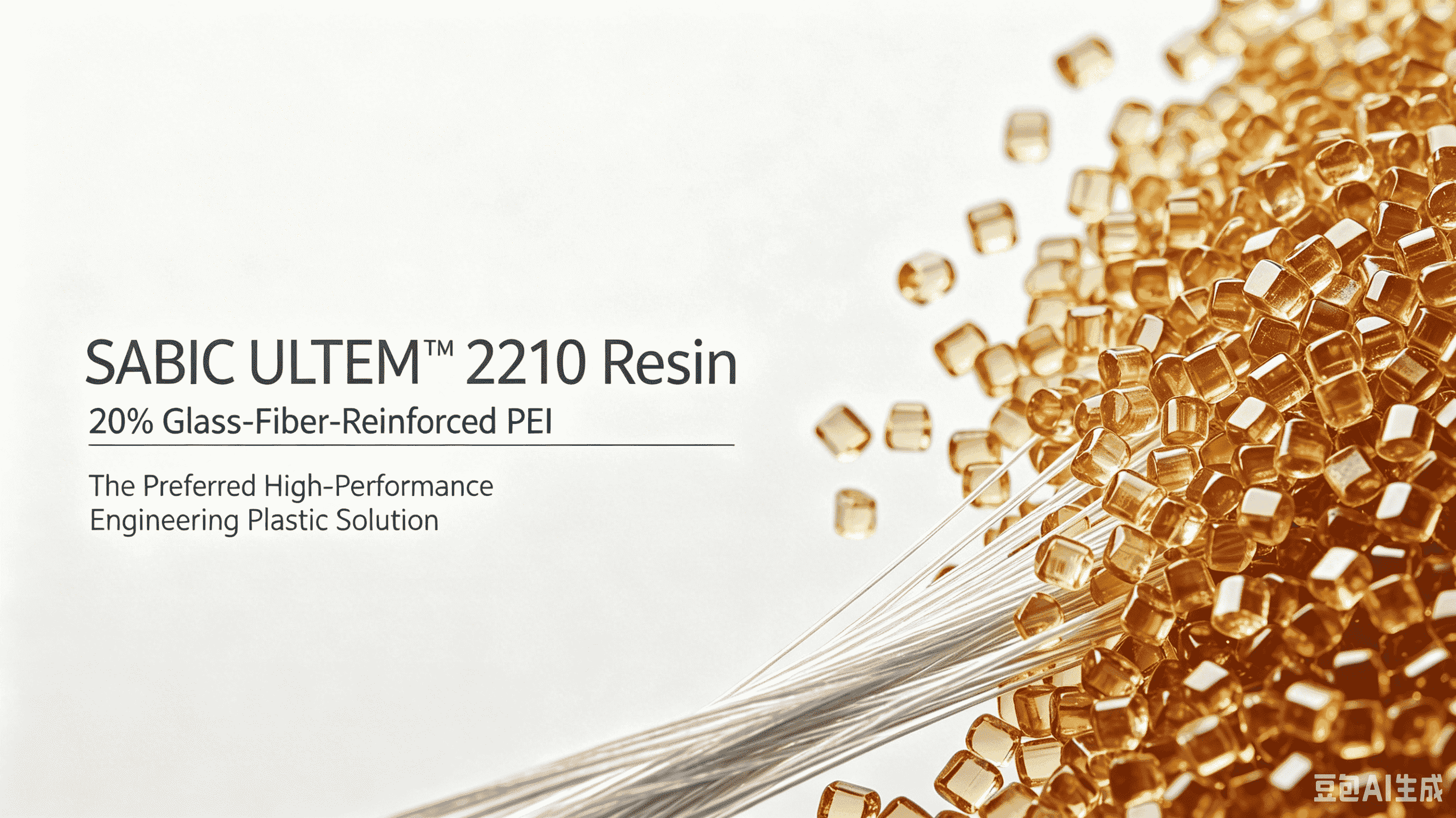 SABIC ULTEM™ 2210 Harz: 20 % glasfaserverstärktes PEI – die bevorzugte leistungsstarke technische Kunststofflösung